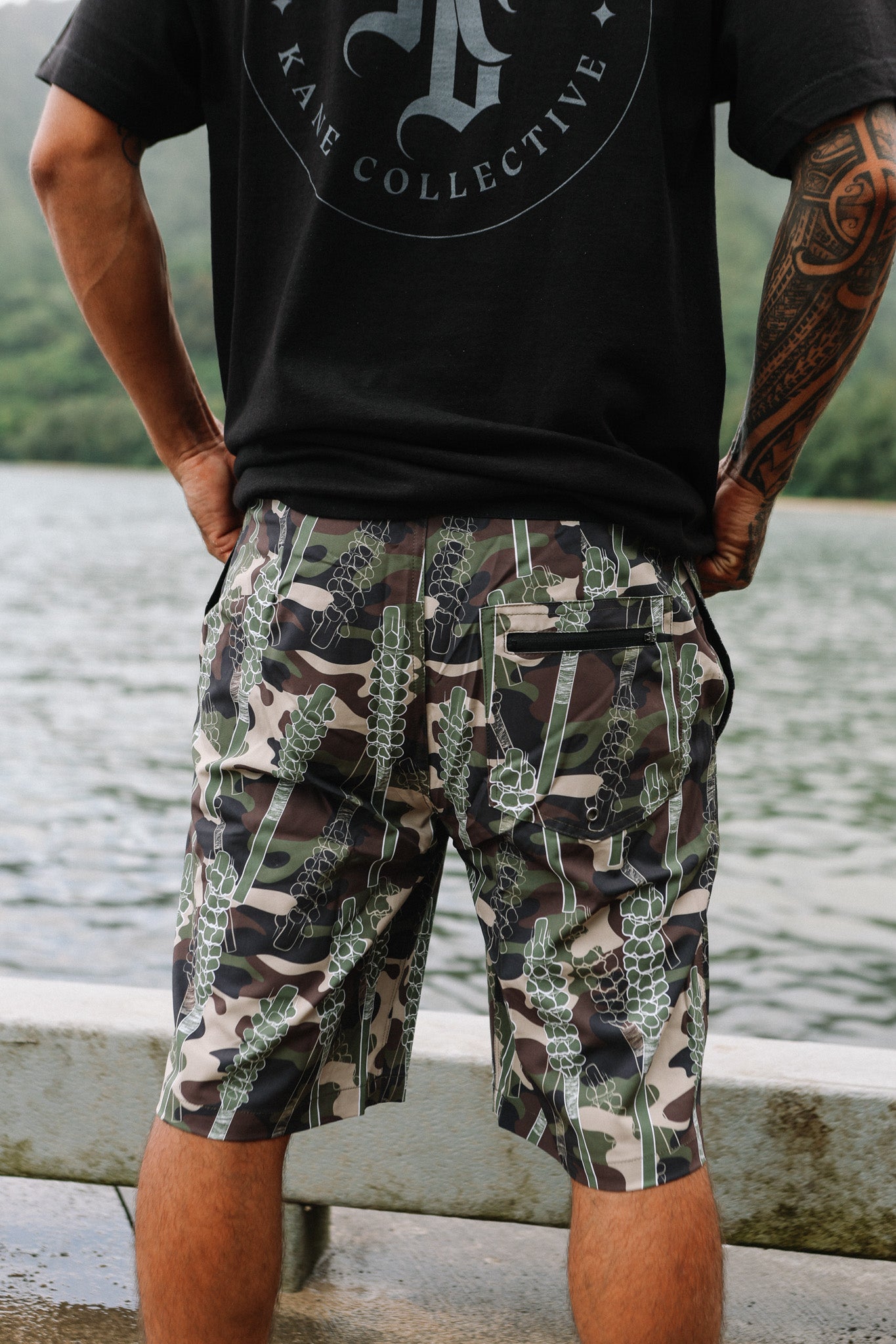 Lamaku Camo Kane Boardshorts