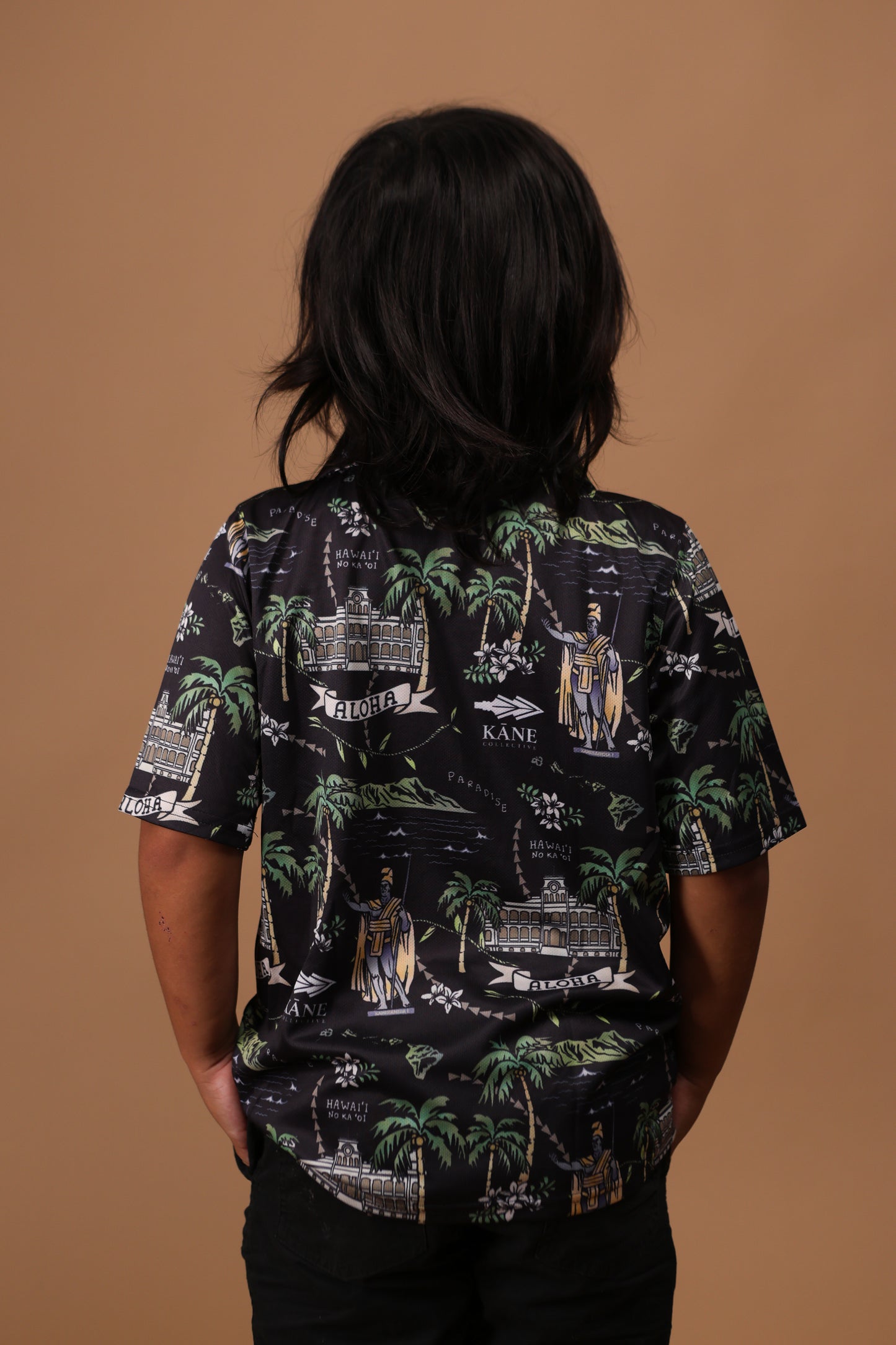 Keiki Kamehameha Day Dri-Fit Aloha Shirt