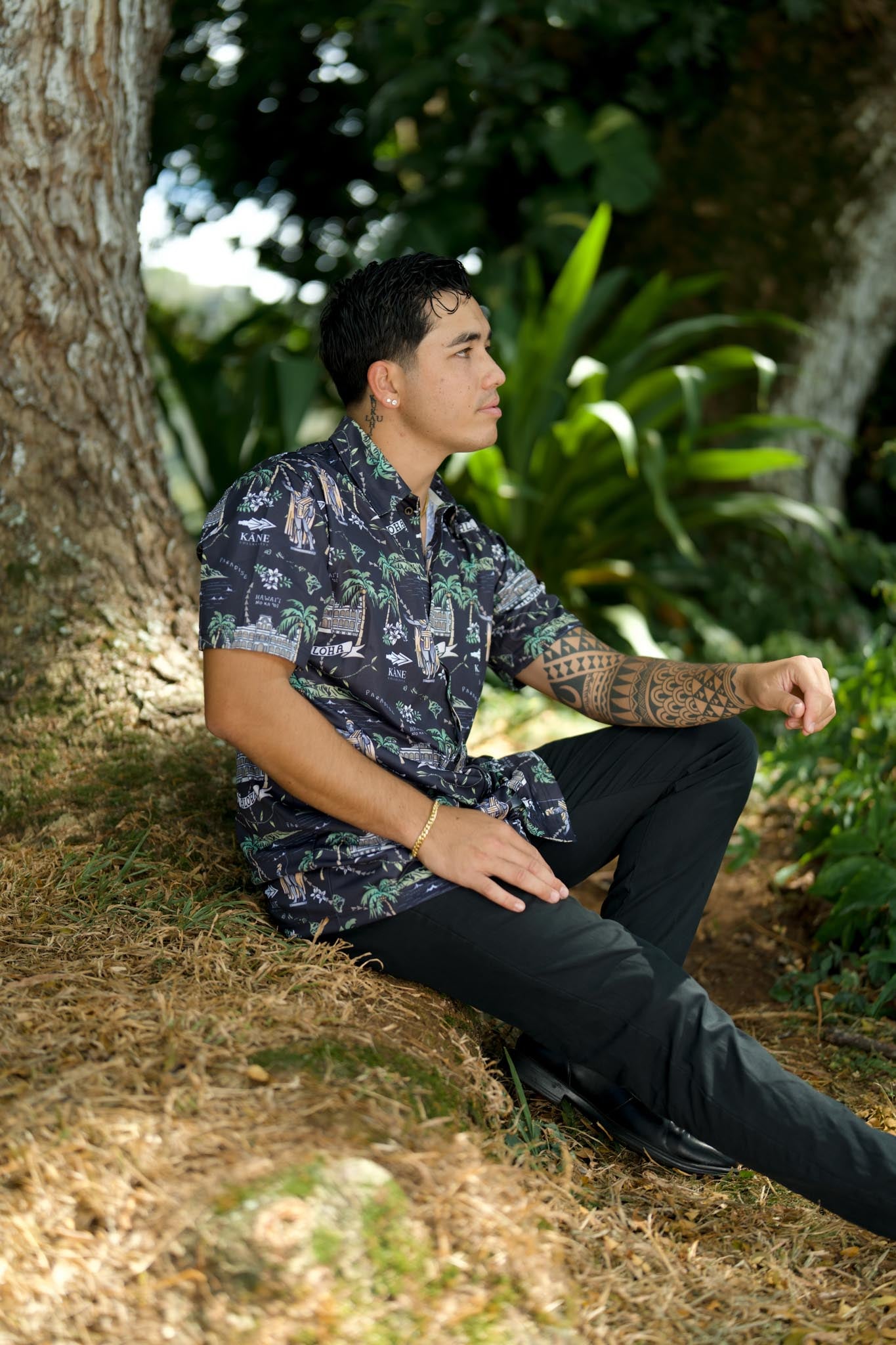 Kamehameha Day Dri Fit Aloha Shirt