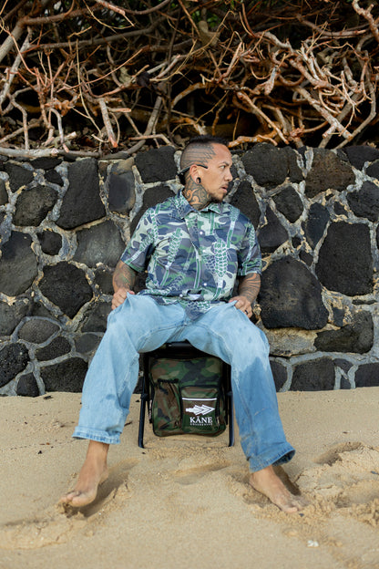 Lamaku Camo Dri Fit Aloha Shirt