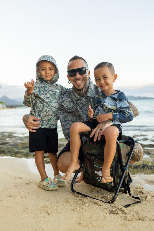 Ahi Camo Dri Fit Aloha Shirt