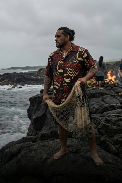 Aro Mana Dri Fit Aloha Shirt