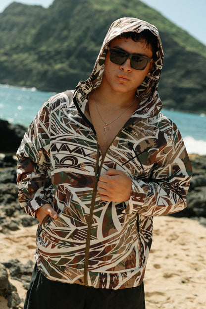 Pixel-Poly Camo Windbreaker