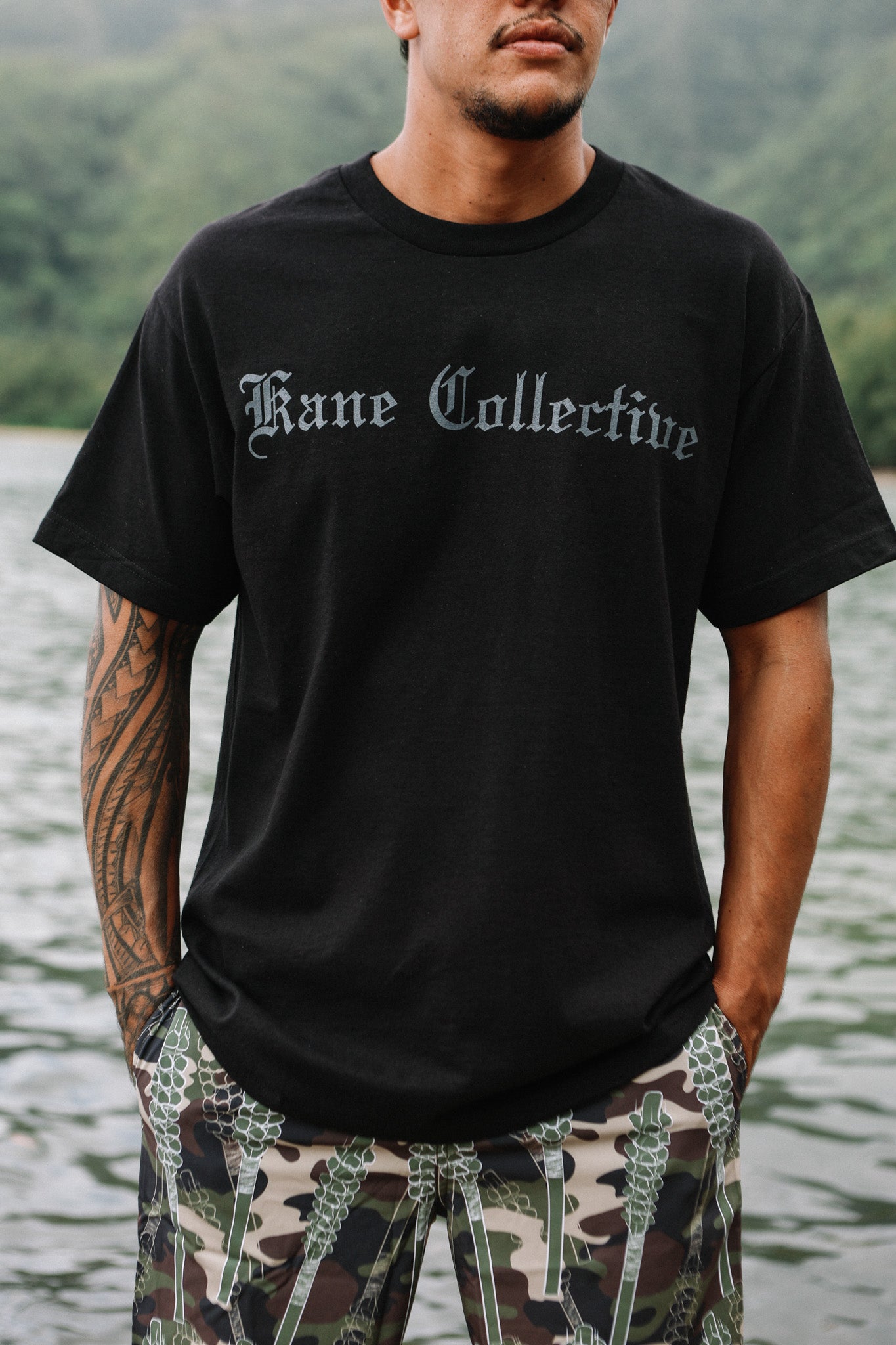 KC Tee Black/Grey