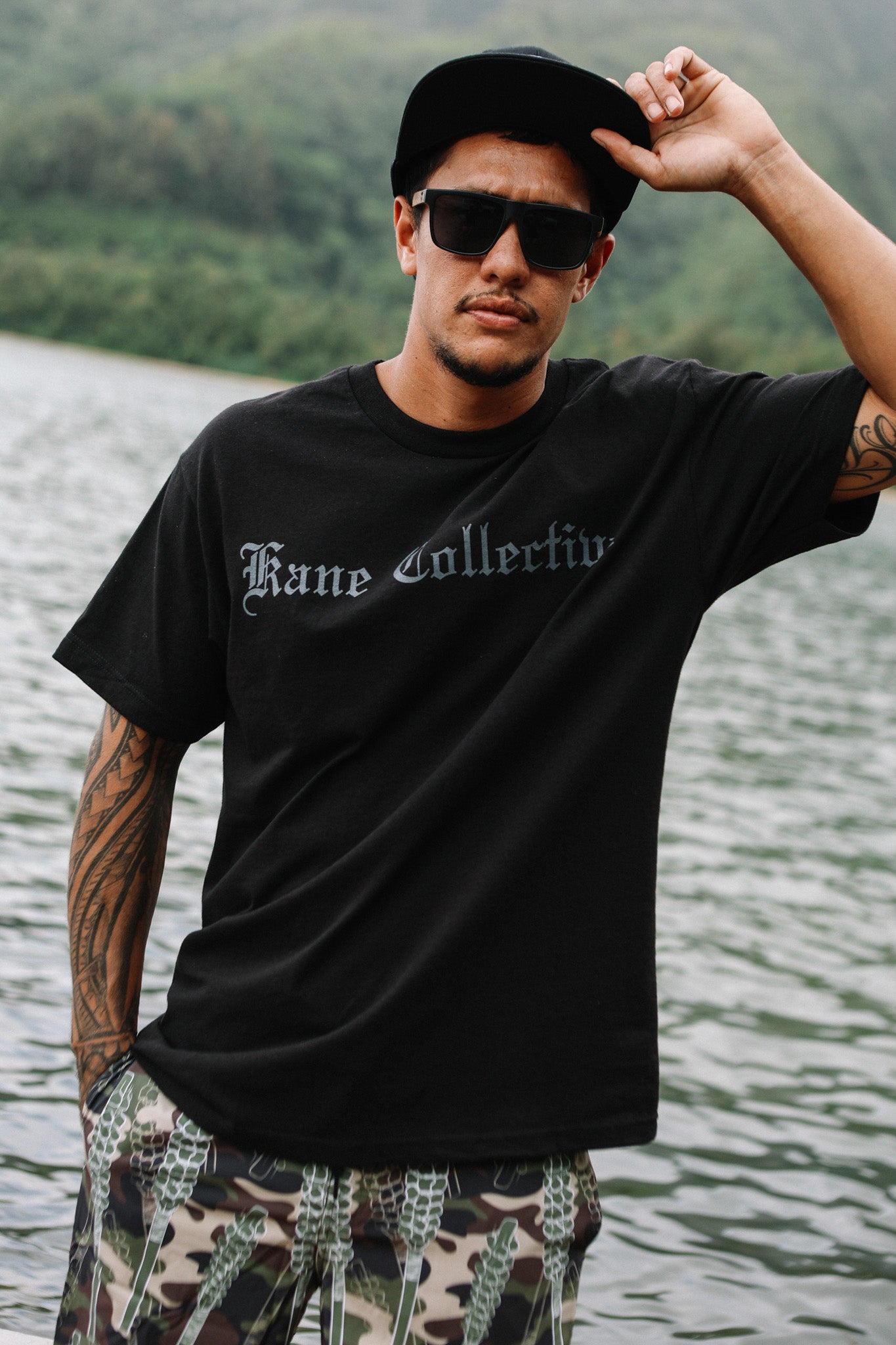 KC Tee Black/Grey