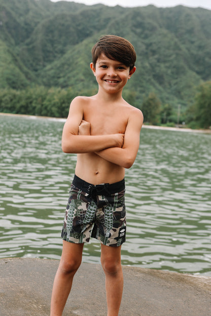 Lamaku Camo Keiki Boardshorts