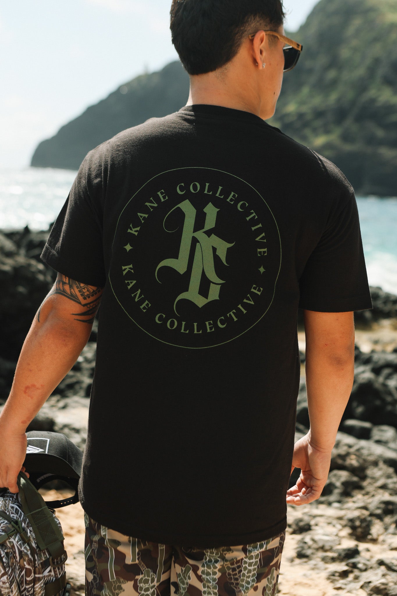 KC Tee Black/Green