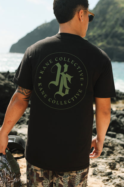 KC Tee Black/Green