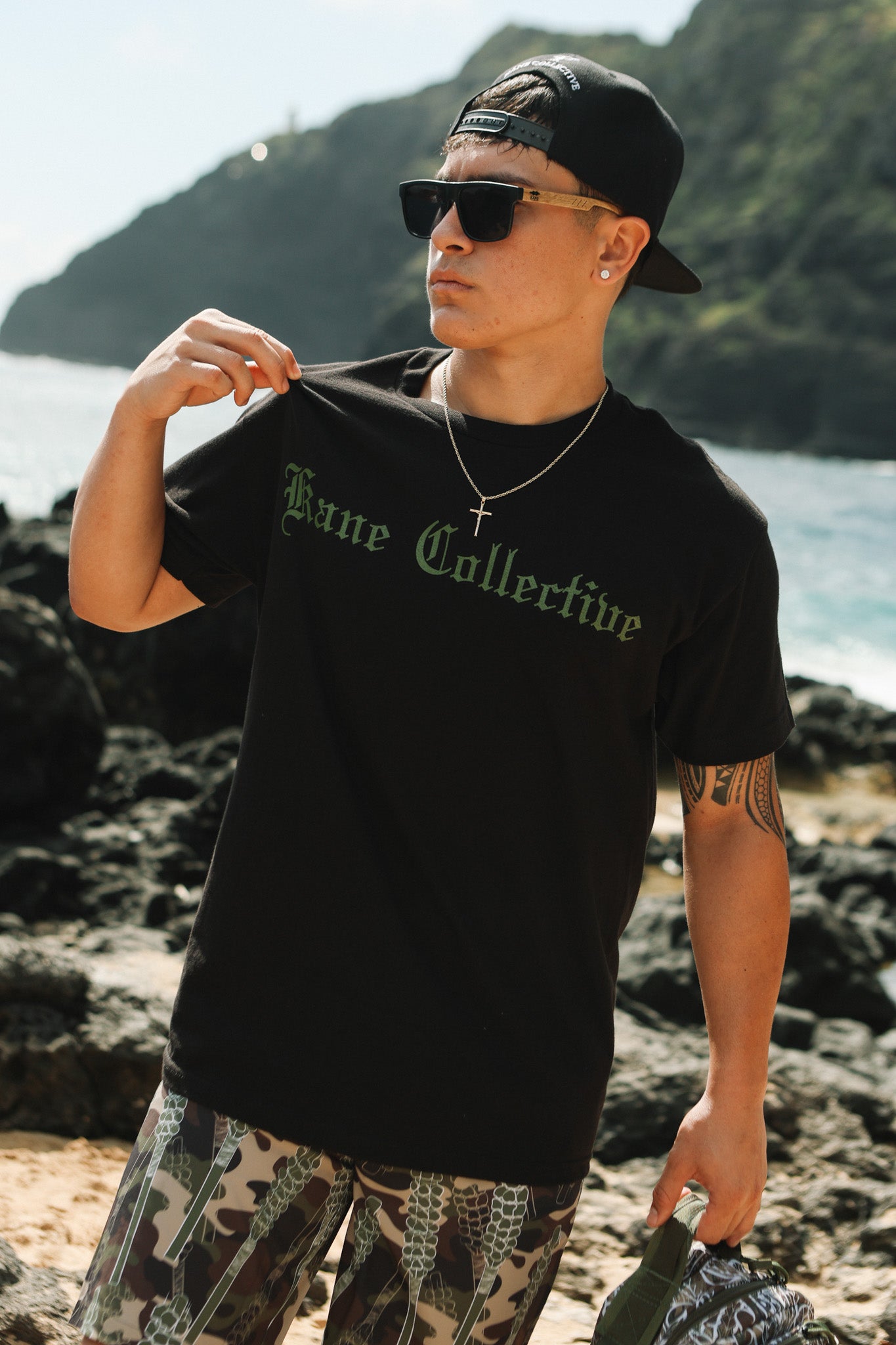 KC Tee Black/Green