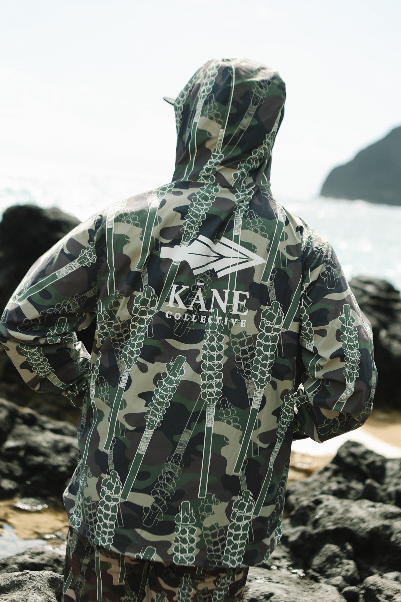 Lamaku Camo Windbreaker
