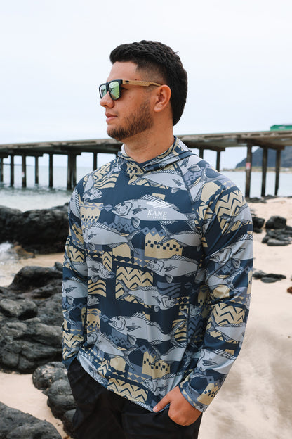 Uku Hooded Dri Fit Rashguard Long Sleeve