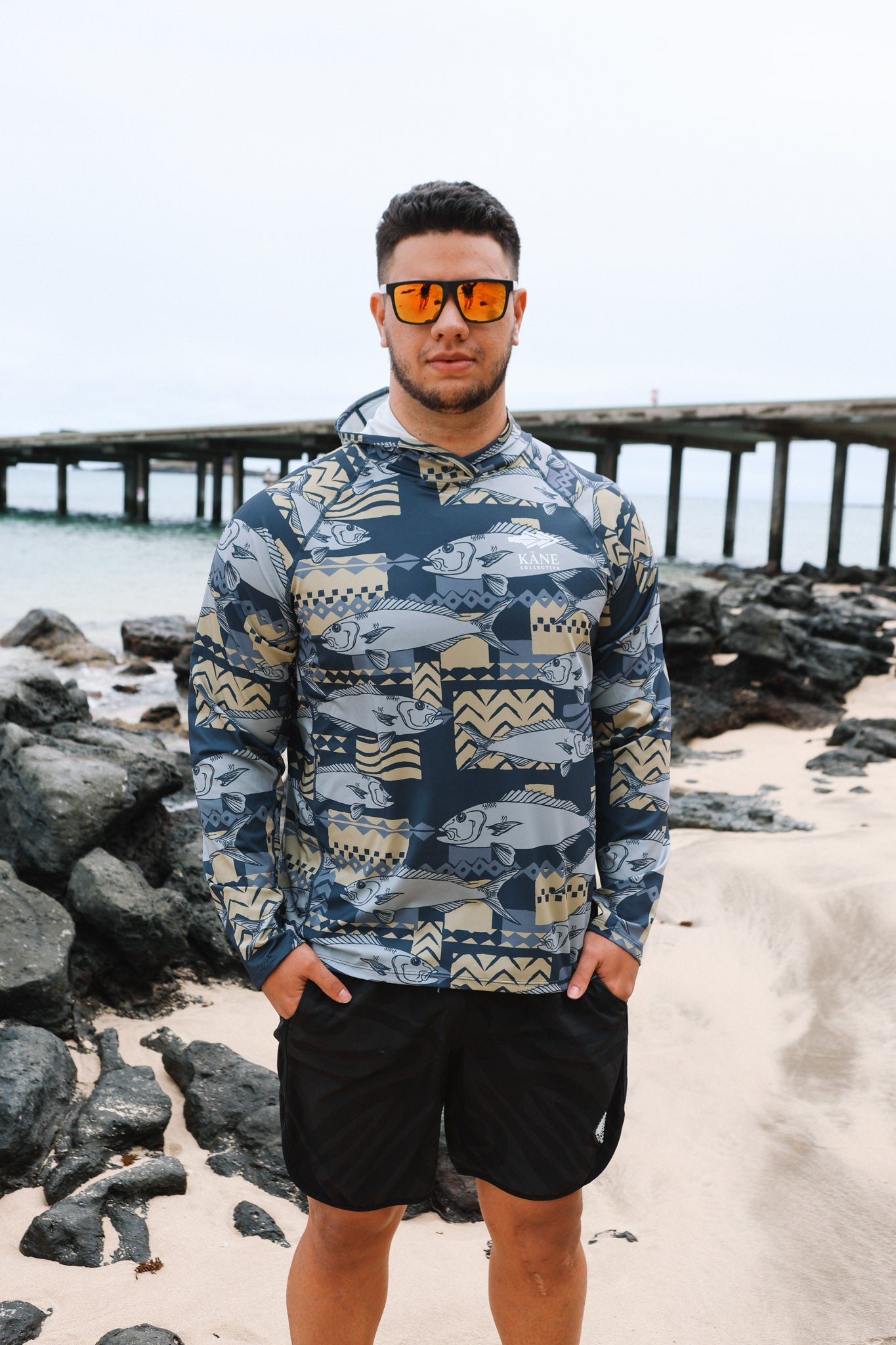 Uku Hooded Dri Fit Rashguard Long Sleeve