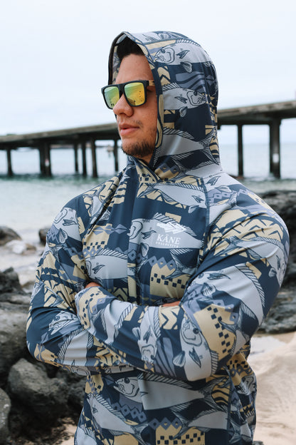 Uku Hooded Dri Fit Rashguard Long Sleeve