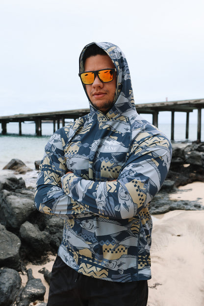 Uku Hooded Dri Fit Rashguard Long Sleeve