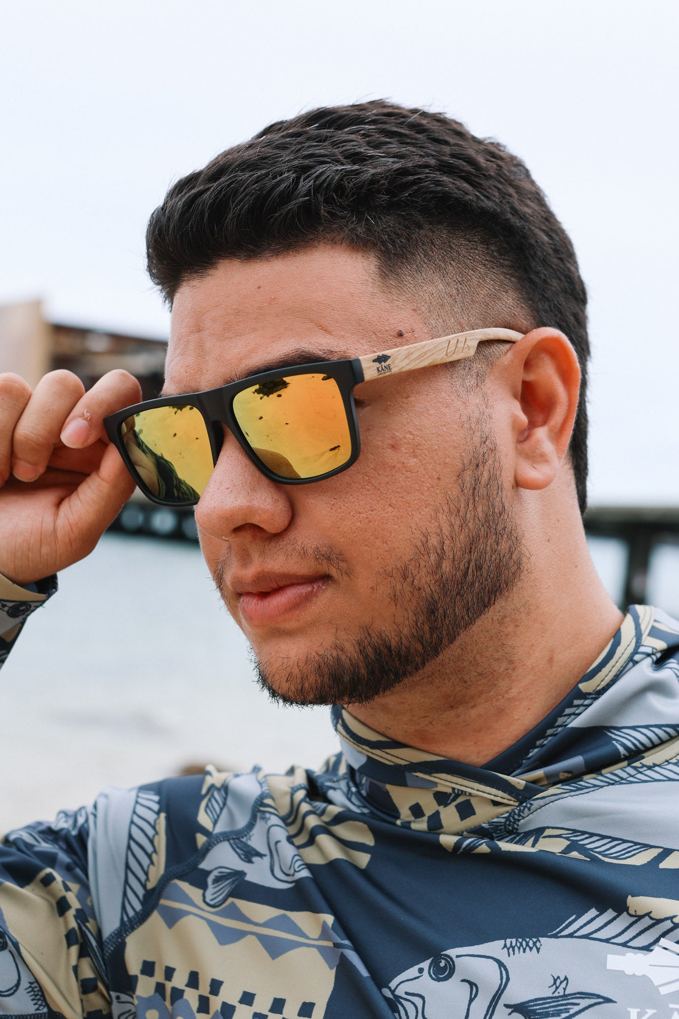 Kane Sunglasses - Red/Yellow Lens