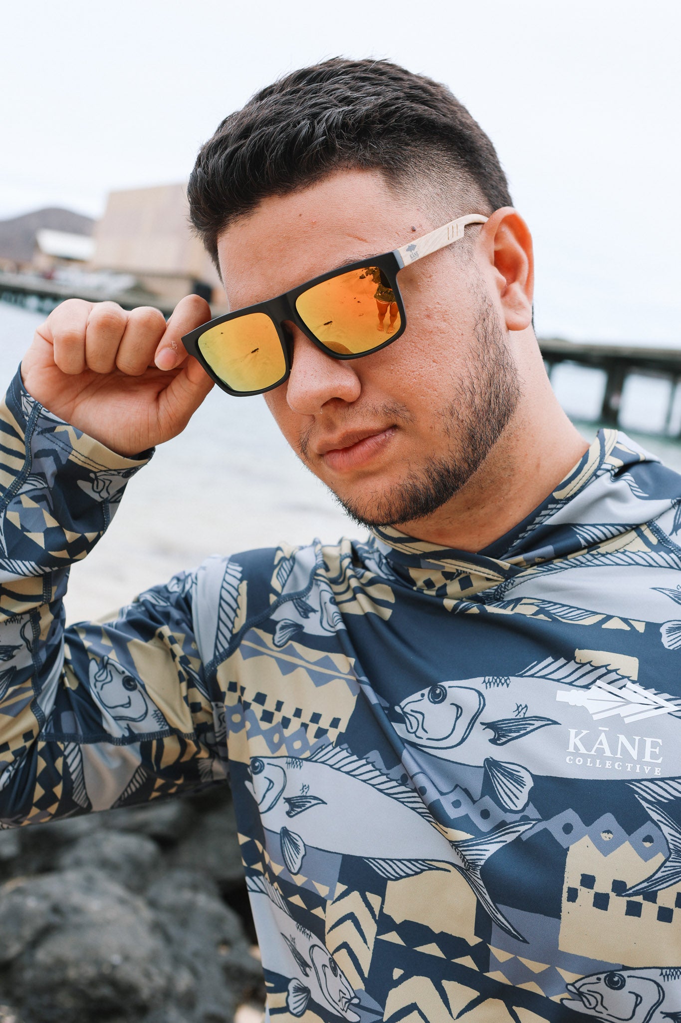 Kane Sunglasses - Red/Yellow Lens