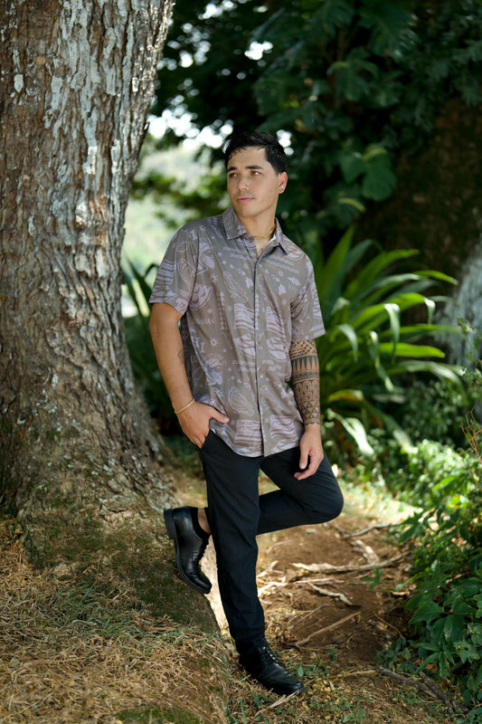 Tribal i’a Aloha Shirt