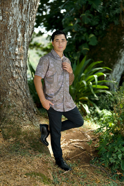 Mea Hawai'i Dri Fit Aloha Shirt