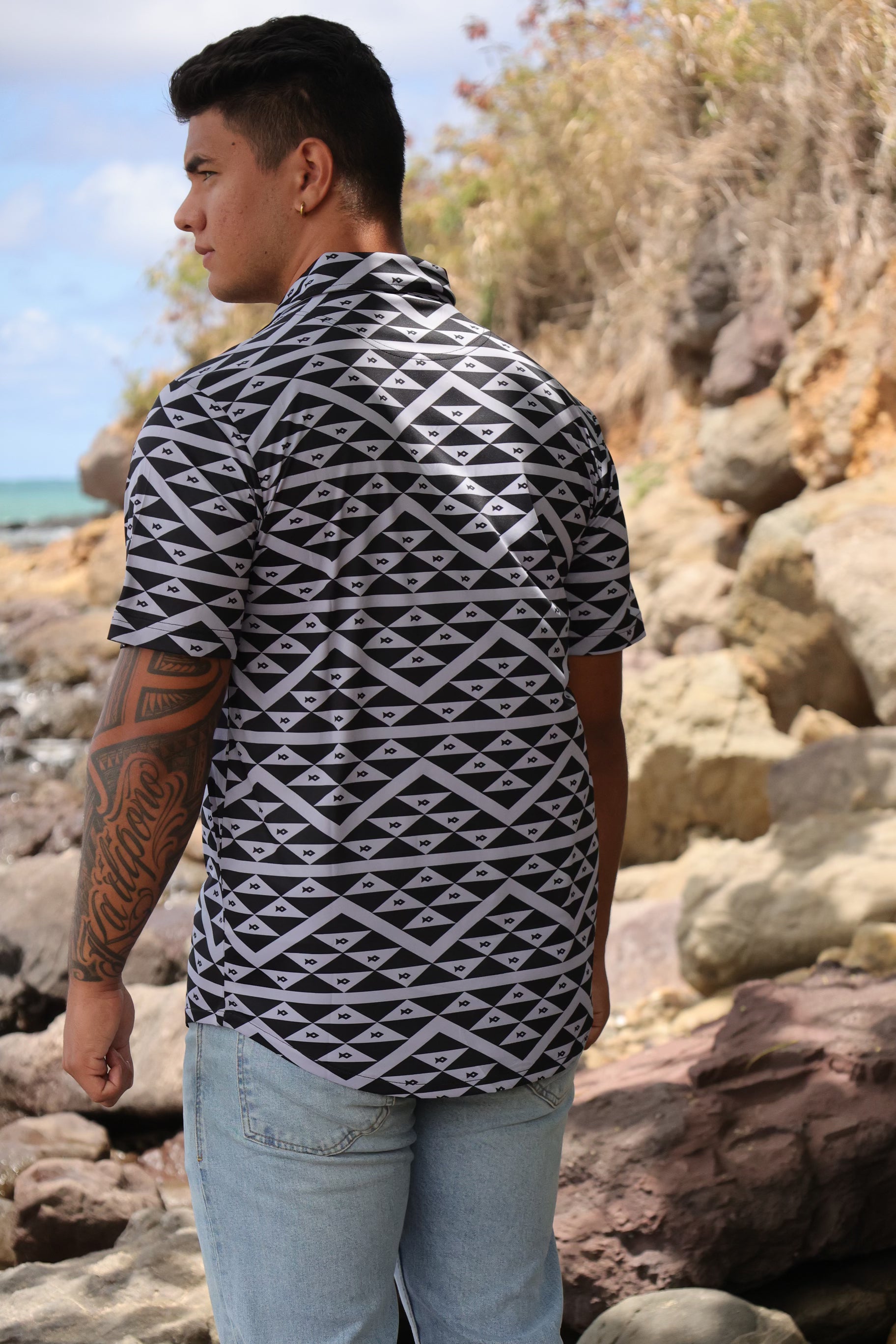 Tribal i’a Aloha Shirt